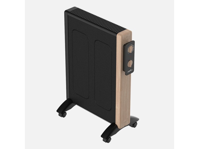 Fabrilamp badin radiateur mica 1500 w 3 éléments noir et effet bois 283121588 - Conforama C