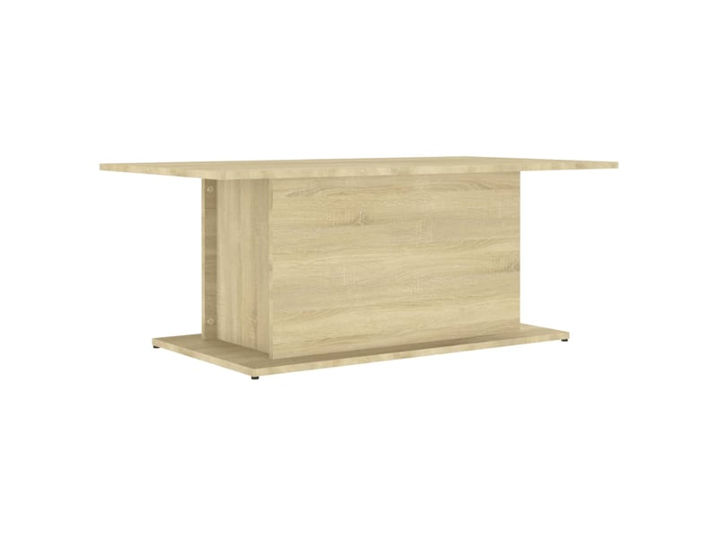  Table basse rectangulaire | table de salon chêne sonoma 102x55,5x40 cm bois d'ingénierie  - Conforama A