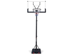 Panier de basket extérieur réglable 173,74–304,8 cm, roulettes, revêtement antirouille