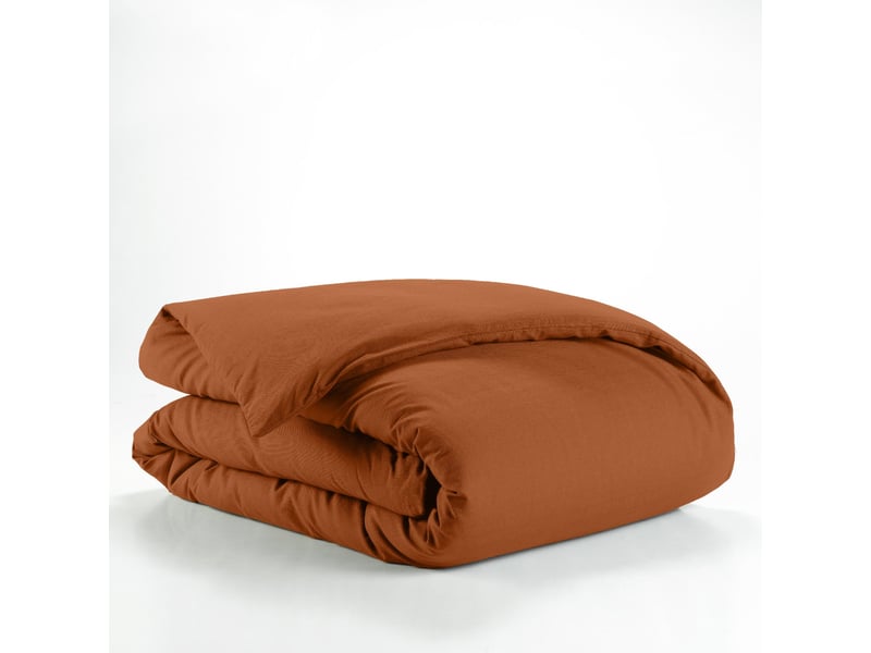  Housse de couette lina 140x200cm caramel  - Conforama C