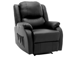 Fauteuil relax manuel   Tissu noir