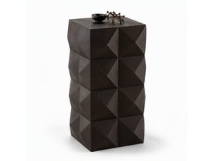 Table basse carré(e) coloris marron <strong>HAUSS SPOLE</strong> <strong></strong> - 37 cmx30 cm
