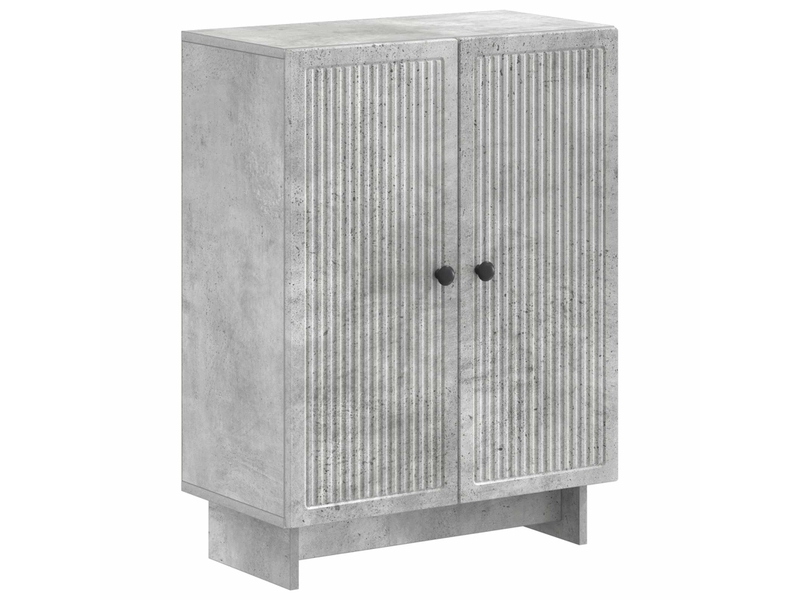  Ensemble de meuble de salle de bain 3 pièces ede gris béton cf63417  - Conforama C
