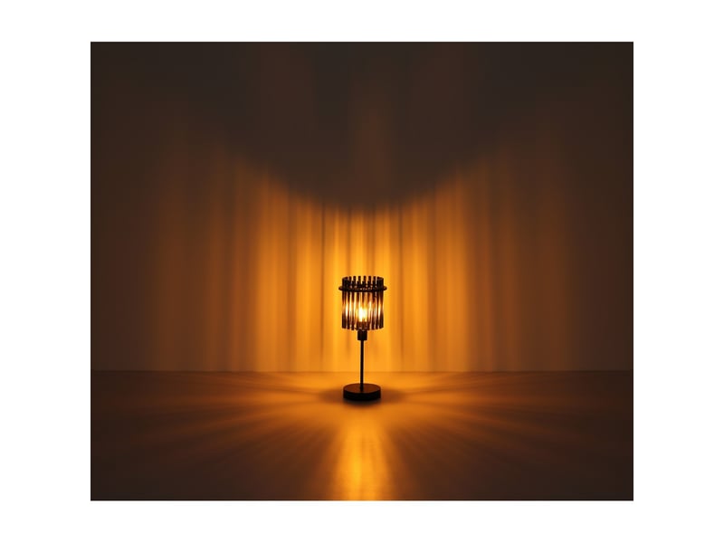  Globo gorley plafonnier noir mat, abat-jour en verre mûre, 5 ampoules e14  - Conforama D