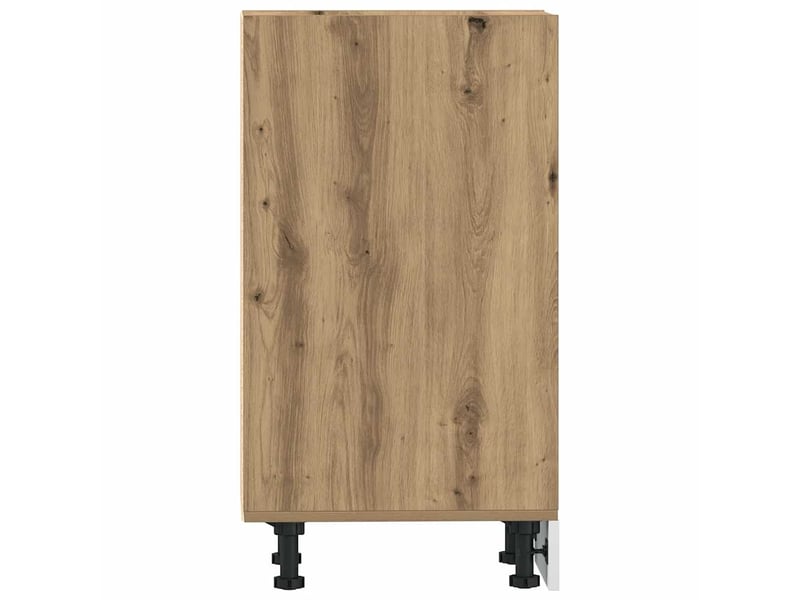  Meuble bas de cuisine chêne artisanal 20x44,5x81,5cm bois d'ingénierie  - Conforama E