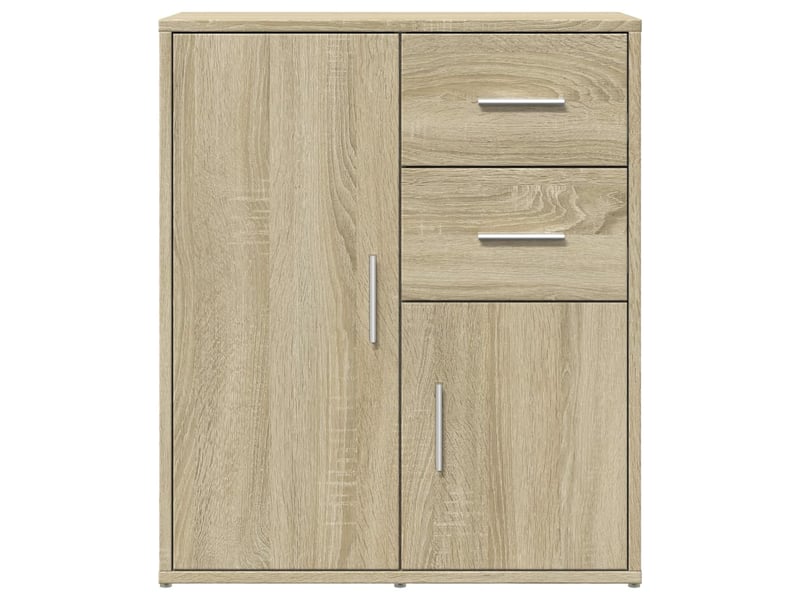  Buffets 2 pcs - bahut - meuble de rangement chêne sonoma 60x31x70 cm bois d'ingénierie  - Conforama E