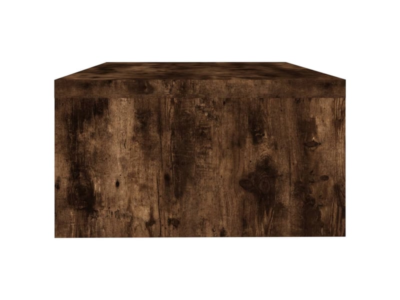  Support de moniteur chêne fumé 42 x 24 x 13 cm bois d'ingénierie brun 02_0029218  - Conforama C
