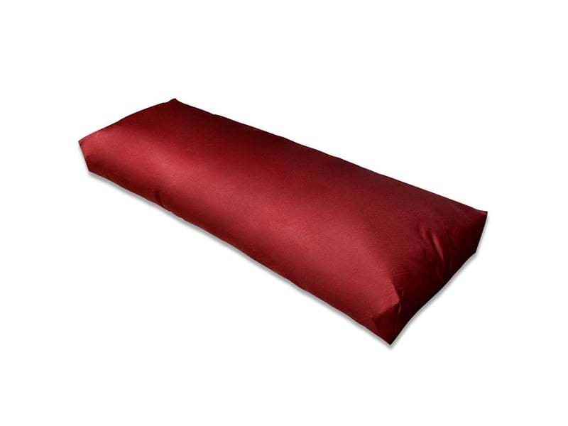  Coussin rembourré de dossier, coussins de canapé bordeaux 120 x 40 x 10 cm cf56591  - Conforama B