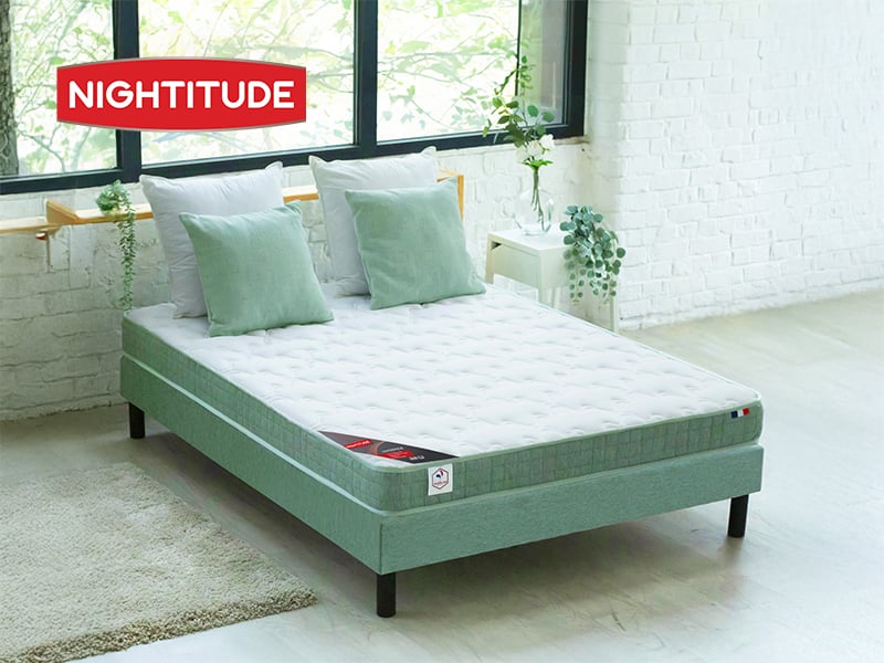Matelas mousse + latex 160x200 cm NIGHTITUDE L'INTREPIDE - Conforama Y