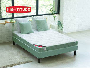 Matelas 160x200 cm <strong>NIGHTITUDE</strong>  <strong>L'INTREPIDE</strong> Mousse + latex soutien Ferme épaisseur 16 cm
