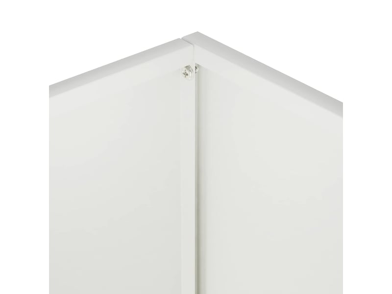 Jardinière - cache-pot de jardin blanc 80 x 30 x 40 cm acier laminé à froid - Conforama E