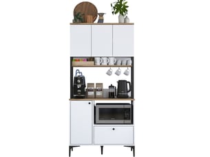 Buffet 4 porte(s) 1 tiroir(s) EMOB 893RAN4960 - 90 cm coloris marron