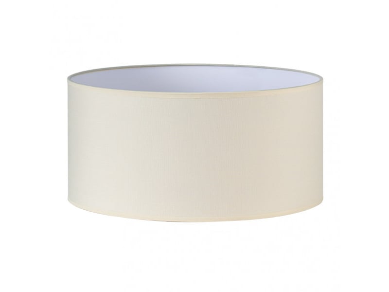 Abat-jour cylindrique fabrilamp dori beige, m10, popeline, ø 60 cm, h 30 cm 176136015 - Conforama A