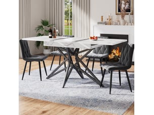 Ensemble table rectangulaire 4 chaise(s) <strong>ELVMI</strong> <strong></strong>