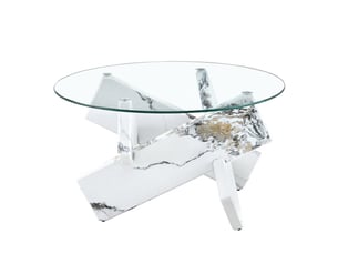 Table basse coloris blanc