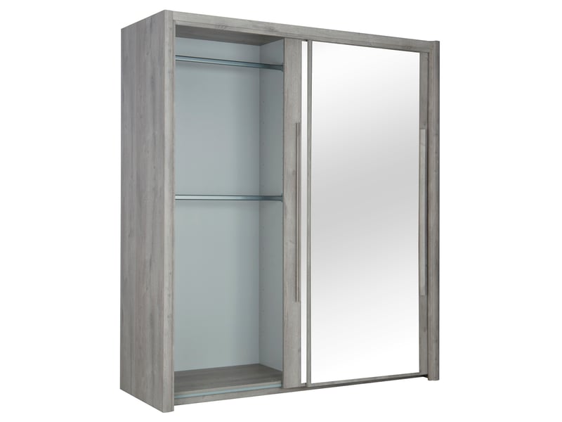 Armoire 2 portes L.183 cm CYRUS L183 - Conforama D