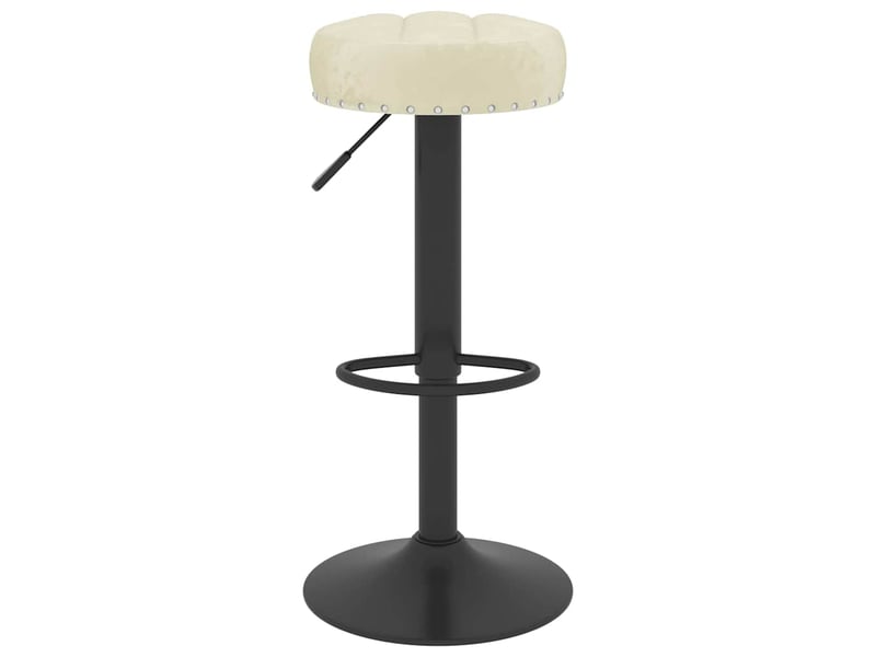  Lot de 2 tabouret de bar, chaise de bar crème velours shl2802  - Conforama D