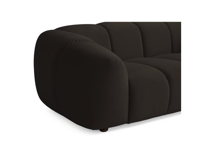  Selsey millma - canapé - 220 cm - velours marron Millma - Conforama E