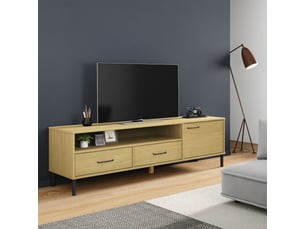 Meuble tv coloris marron 158 cm <strong></strong>  <strong></strong>