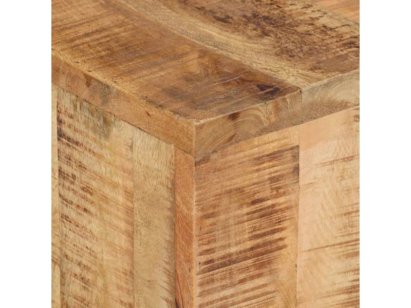  Meuble tv - banc tv - meuble de rangement 110x30x40 cm bois massif de manguier  - Conforama D