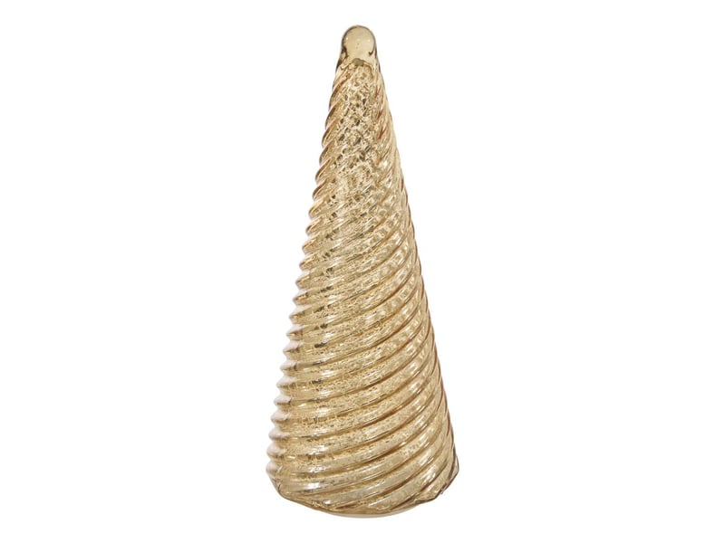  Sapin led verre dore h31  - Conforama A