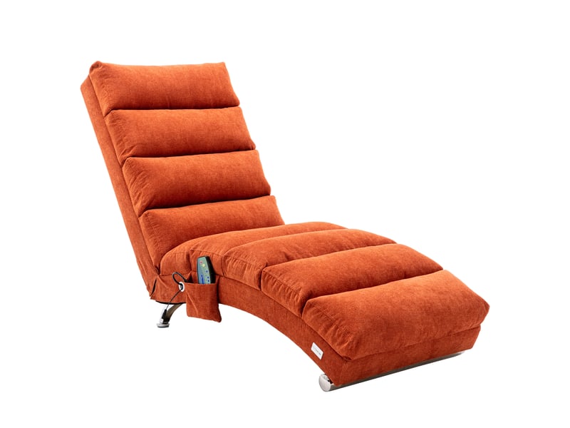  Fauteuil relax électrique lin orange fauteuil relax orange - Conforama A