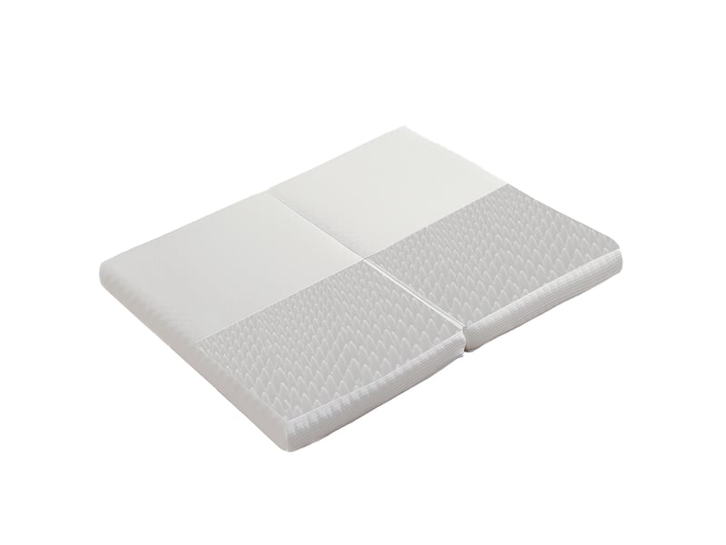 Matelas pliable ferme h3 avec housse lavable et dessous antidérapant en mousse blanche 140 × 200 cm - Conforama B