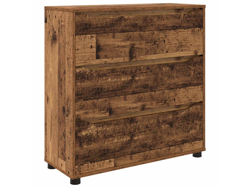  Armoire de rangement, commode de rangement 80 x 31 x 81 cm bois d'ingénierie shl5147  - Conforama A