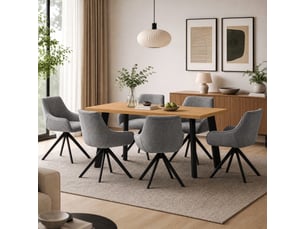 Ensemble table rectangulaire 6 chaise(s) <strong>GOEURVANT</strong> <strong></strong>