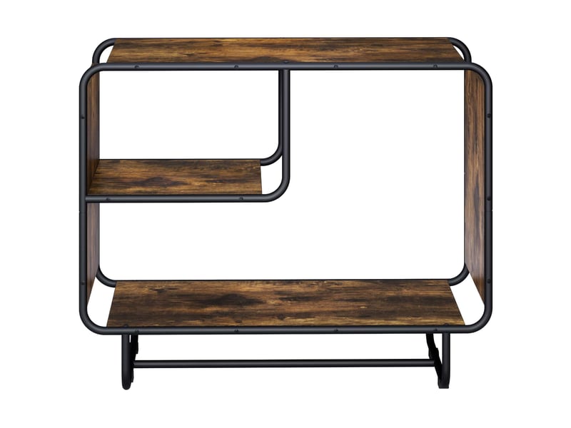 Buffet salon, buffet de rangement chêne fumé 80x37,5x64,5 cm bois d'ingénierie  - Conforama C