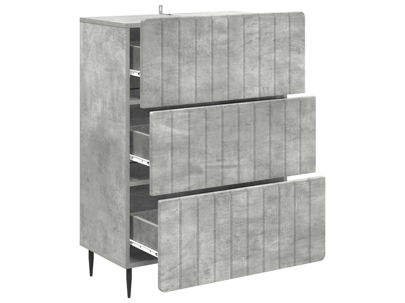  Armoire de rangement bureau, armoire à tiroirs 66 x 34,5 x 92 cm bois d'ingénierie shl4254  - Conforama E
