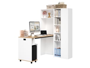 Bibliotheque coloris  blanc  <strong></strong> <strong>OMNIGLINT TRADING LTD</strong> - 104.5 cm x 160 cm
