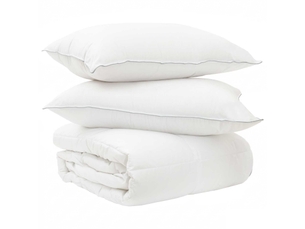 Ensemble de couette et oreillers de lit 3 pcs - duvet 200 x 220 cm hiver