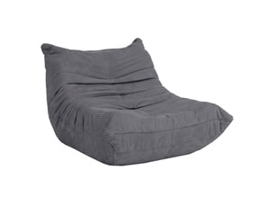 Fauteuil fixe Tissu gris vendu A l'unité