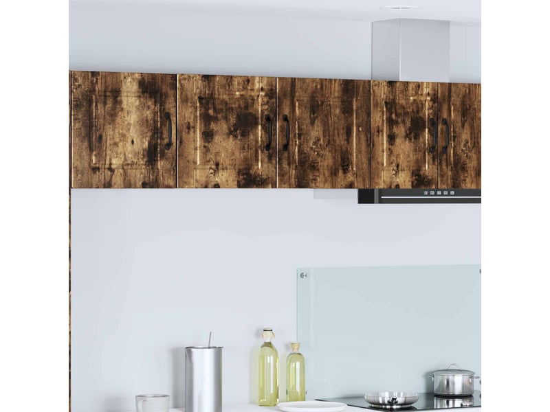 Armoire de cuisine chêne fumé 80x31x40cm bois d'ingénierie shl9556 - Conforama B