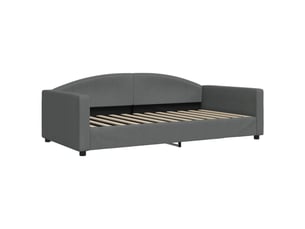 Lit simple 100x200 cm    coloris gris