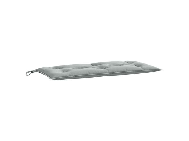  Lot de 2 coussins de banc de jardin, coussins d'assise gris clair mélangé tissu cf58659  - Conforama E