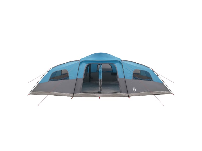  Tente de camping, tente familiale avec auvent imperméable 18 personne bleu  - Conforama D
