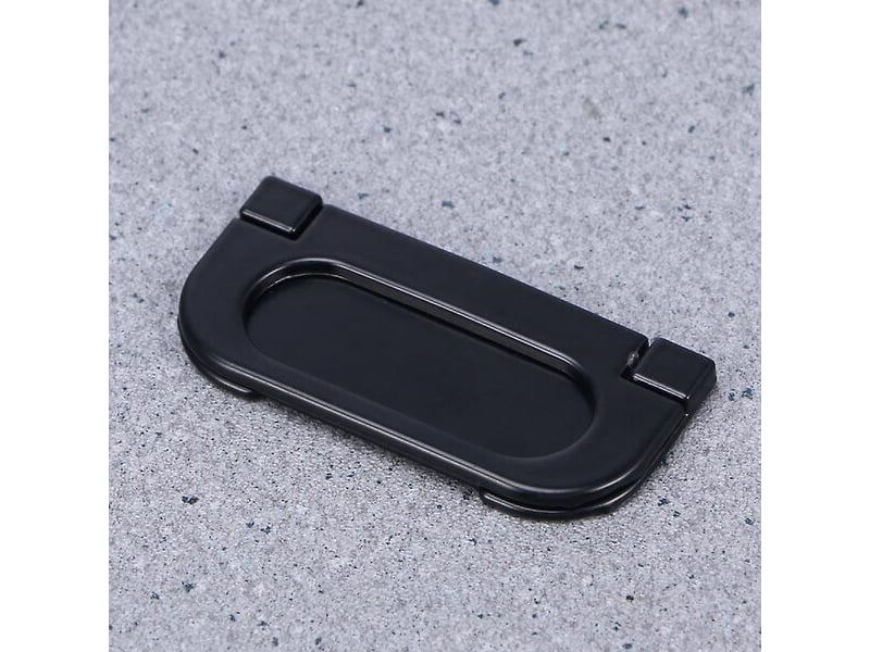  6 pièces de tiradors plats noirs pour armoires  - Conforama A
