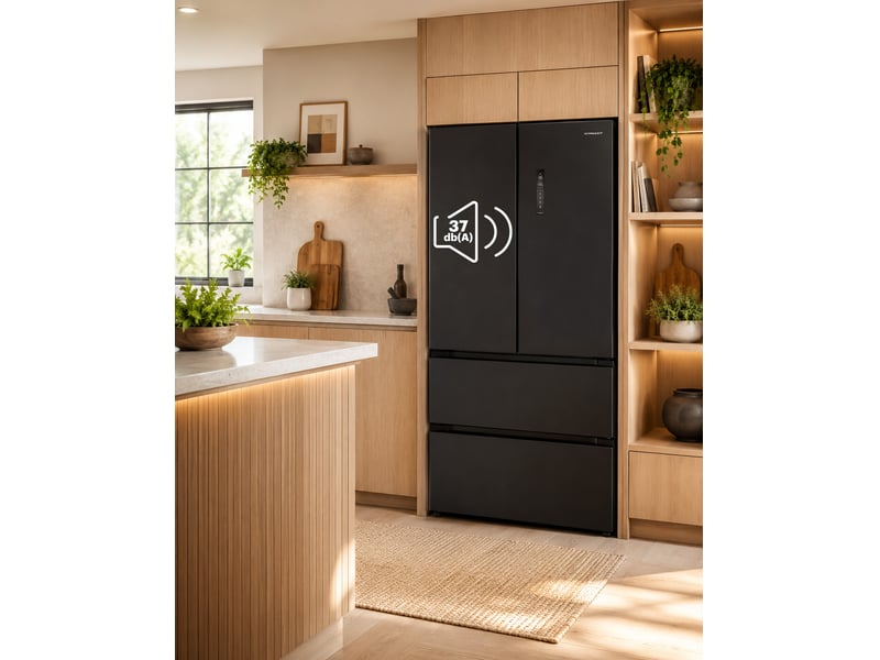  Schneider scfd510nfdx-d - réfrigérateur multi-portes no frost 510l avec ecran dark inox SCFD510NFDX-D - Conforama B