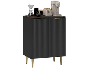 Buffet 2 porte(s) PANGIVO - 60 cm coloris noir
