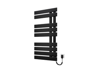Sèche-serviettes électrique intelligent emke 1000 x 500 mm 320w, radiateur salle de bain connecté wifi, noir