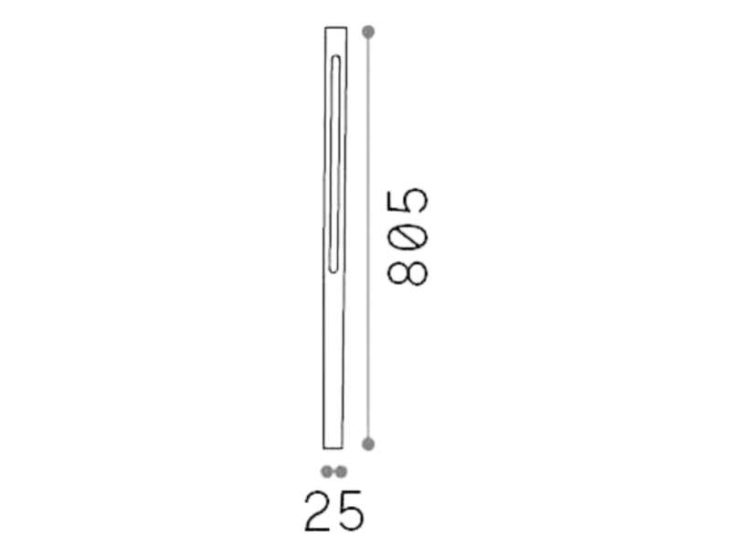 Jedi, lampadaire pour extérieur h80, ideal lux  - Conforama B