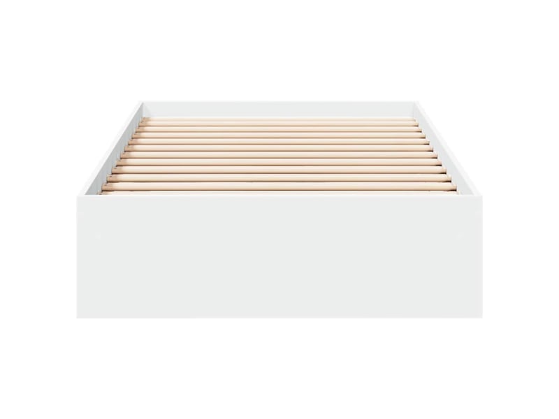  Lit simple- lit adulte -  cadre de lit avec tiroirs sans matelas blanc 90x200 cm  - Conforama C