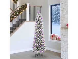 Sapin de noël artificiel, arbre de noël blanc 240 cm pvc, métal et plastique shl5478