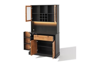 Buffet 5 porte(s) 1 tiroir(s) - 105 cm coloris multicolore