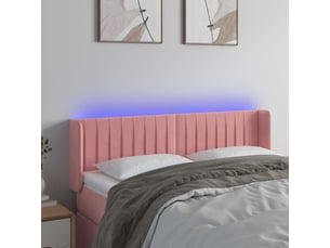 Tete de lit A poser largeur 147 cm rose