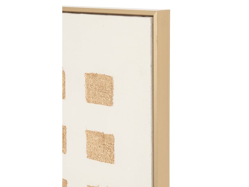 Tableau déco squares milo 100x140cm doré  - Conforama B