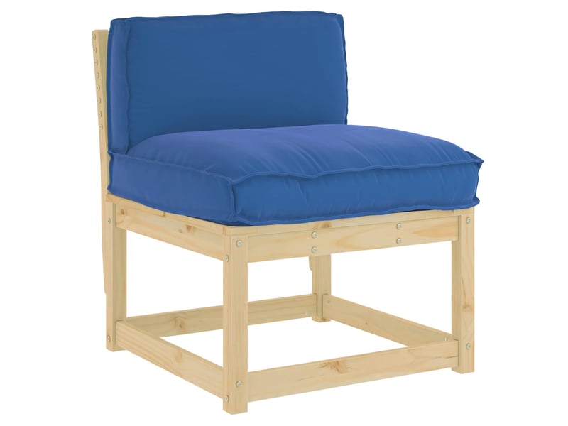  Coussin d'assise, coussin pour chaisecanapé tissu oxford bleu royal 70 x 40 x 12 cm cf56652  - Conforama A