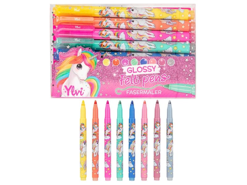  Ylvi glossy set de feutres 0012094 - Conforama A